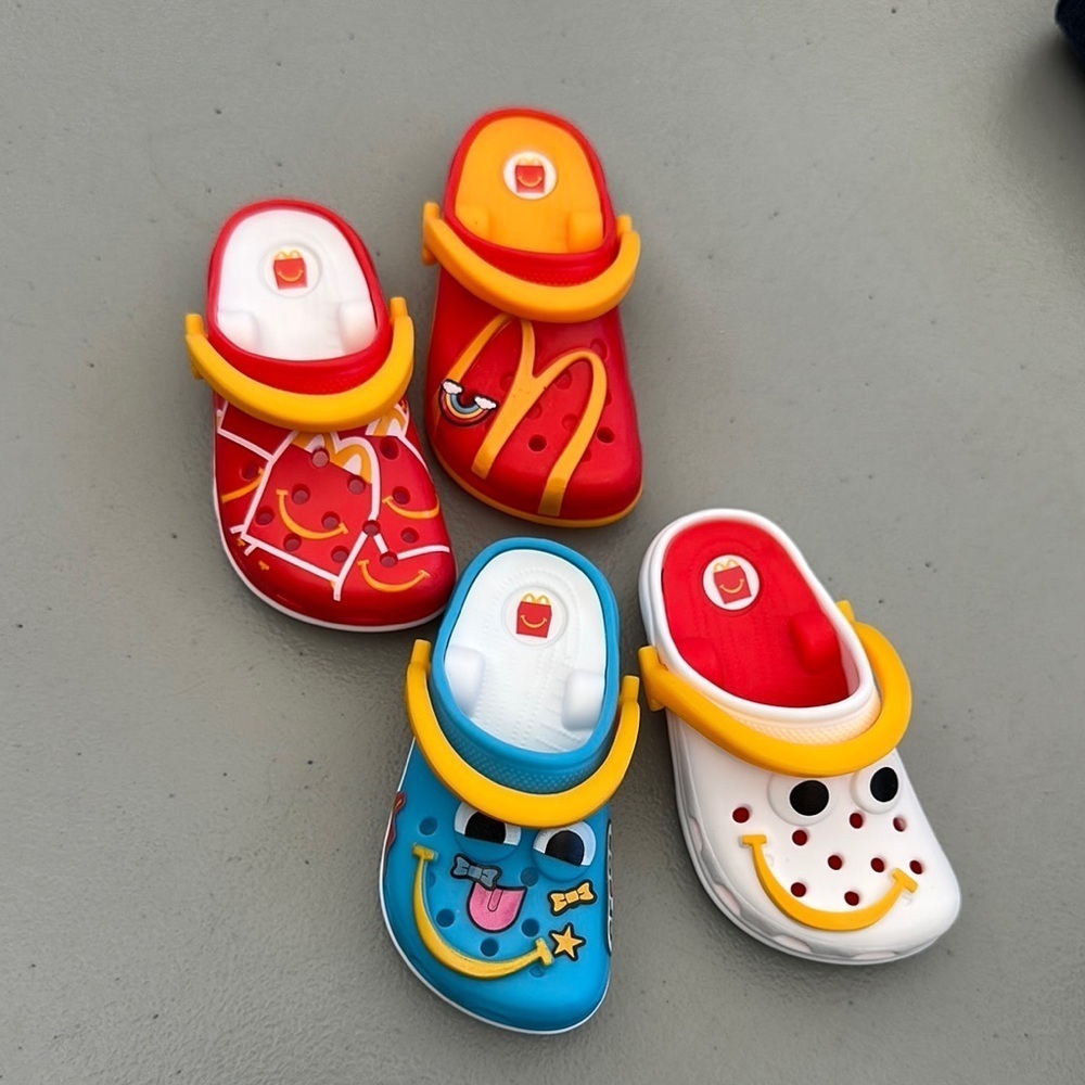 McDonald’s Mini Crocs Keychain Colorful Crocs Toy Set
